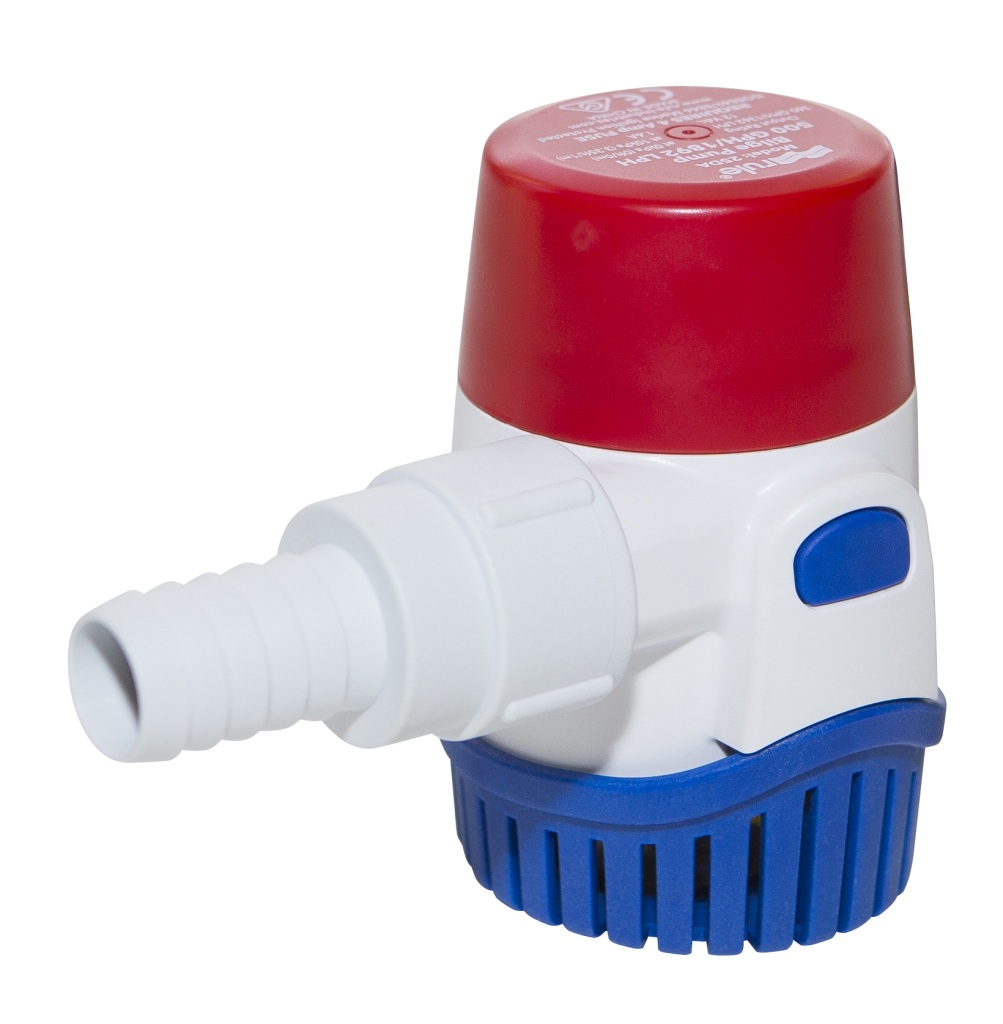 RULE Bilge pump 500 12V 31L/min, for 19mm hose 1 RULE Bilge pump 500 12V 31L/min, for 19mm hose