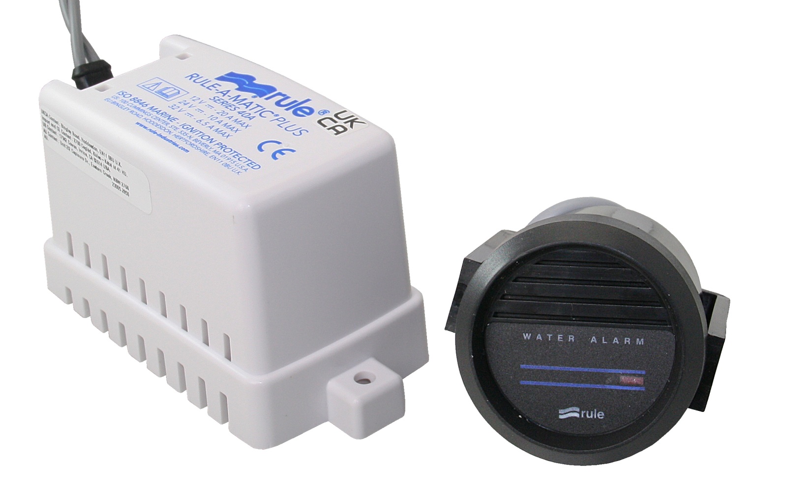 RULE Float Switch Hi-Water Bilge Alarm 12V 14A 85dB 1 RULE Float Switch Hi-Water Bilge Alarm 12V 14A 85dB