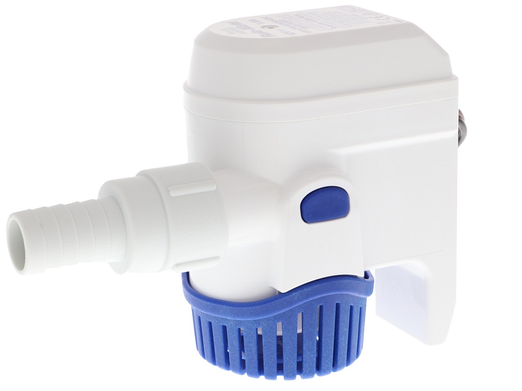 RULE Bilge Pump Rule-Mate 500 24V 31L/min, for 19mm hose 1 RULE Bilge Pump Rule-Mate 500 24V 31L/min, for 19mm hose