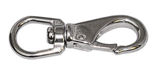 Snap hook with swivel A4 85mm, large eye 1 Snap hook with swivel A4 85mm, large eye