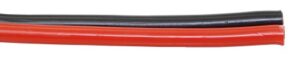 Power cable, two-core BLKY Cu/PVC, finely stranded, 2x16mm², red/black