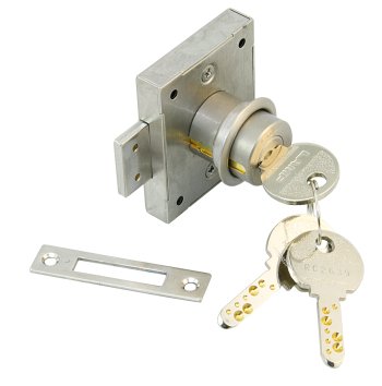 LAMP box lock 7810-24NI-B A2/MsNi for doors 22-24mm, keyed differently. 1 LAMP box lock 7810-24NI-B A2/MsNi for doors 22-24mm, keyed differently.