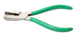 Sailmaker's pliers with serrated inner surfaces, 165mm
