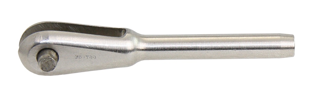 BLUE WAVE fork terminal, turned A4 4mm, pin 6mm 1 BLUE WAVE fork terminal, turned A4 4mm, pin 6mm