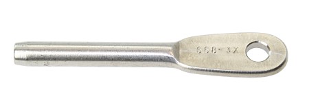 Eye terminal, long A4 3/32', eye 4.8mm 1 Eye terminal, long A4 3/32', eye 4.8mm