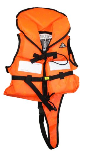 Solid foam life jacket CE100N for babies max. 15kg with zipper, orange
