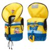 Solid foam life jacket CE100N for babies max. 15kg with zip, yellow pirate