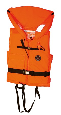Solid foam life jacket CE100N size M 50-70kg orange