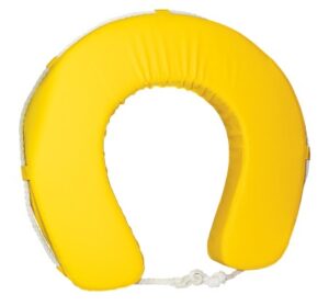 Horseshoe lifebuoy PVC yellow