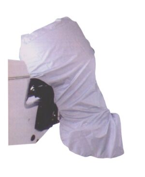 Outboard motor cover PES/PA white <70HP