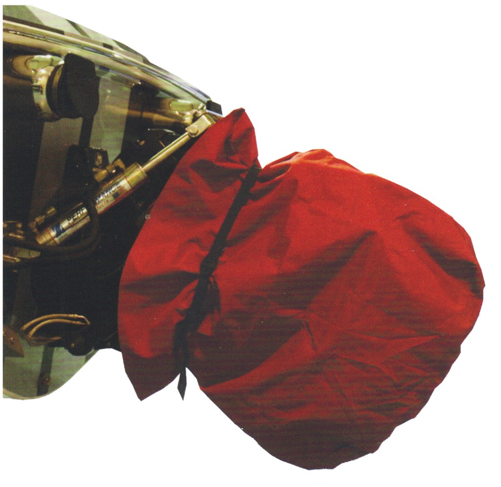 Z-drive cover PES/PVC 840x640x250mm red 1 Z-drive cover PES/PVC 840x640x250mm red
