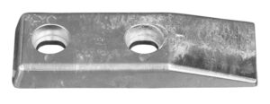 Wedge anode Mg 210x70x25mm for speedboats