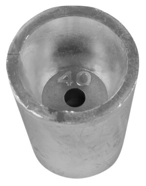 Propeller anode, nut Zn 42mm, bore 8.5mm, for Radice with shaft 30mm