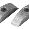 Zinc propeller anode for Volvo Saildrive 110-120 with folding propeller (2 pieces). 3 ma00710