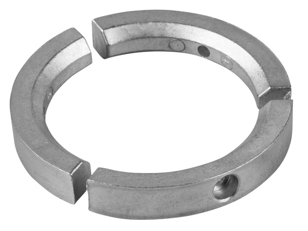 Ring anode, 3-piece, zinc, for Volvo Saildrive with 3-blade or 4-blade folding propeller. 1 Ring anode, 3-piece, zinc, for Volvo Saildrive with 3-blade or 4-blade folding propeller.