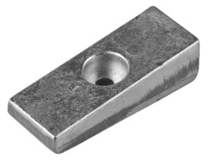Wedge anode aluminum 77x30x22mm for Mercury/Mariner 35-300HP