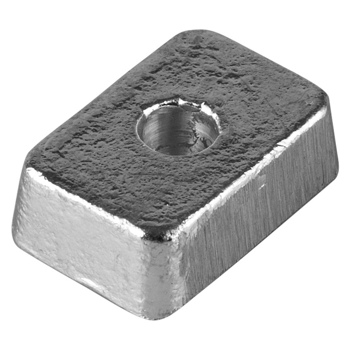 Aluminum fin anode 28x19x9mm for Mercury 4-9.9HP 1 Aluminum fin anode 28x19x9mm for Mercury 4-9.9HP