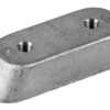 Aluminum rod anode 60x23x12mm for Johnson/Evinrude 2-150HP transom fitting