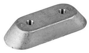 Aluminum rod anode 60x23x12mm for Johnson/Evinrude 2-150HP transom fitting