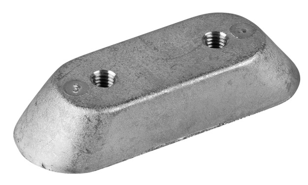 Aluminum rod anode 60x23x12mm for Johnson/Evinrude 2-150HP transom fitting 1 Aluminum rod anode 60x23x12mm for Johnson/Evinrude 2-150HP transom fitting