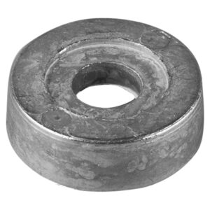 Zn disc anode 20x7mm for Johnson-Evinrude 2-6HP, 25-225HP 4-cylinder engines.