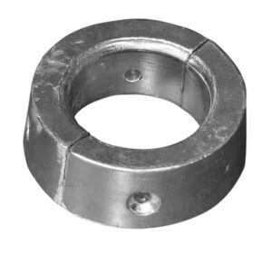 2-piece zinc ring anode for Gori Saildrive with 18-20' shaft, 3-blade