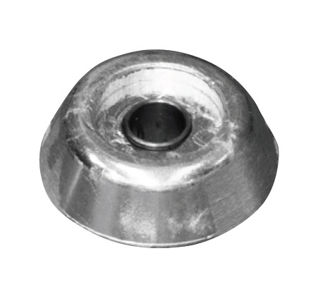 Plate anode Zn 45mm, bore 11mm for Lewmar side thruster 1 Plate anode Zn 45mm, bore 11mm for Lewmar side thruster