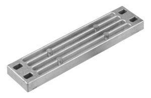 Aluminum plate anode 201x47x17mm for Yamaha 200-300HP