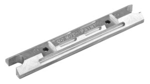 Aluminum plate anode 203x36x16mm for Yamaha 40-100HP (1990-1999) engine mount