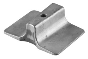 Aluminum fin anode 80x59x26mm, 6.5mm bore for Yamaha 8-25HP