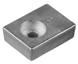 Plate anode Mg 40x30x12mm for Suzuki DF 9.9-300PS, DT 9.9-200PS