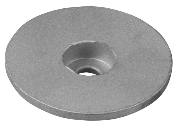Zinc disc anode 49mm, 7mm bore for Suzuki 9.9/15PS 1 Zinc disc anode 49mm, 7mm bore for Suzuki 9.9/15PS