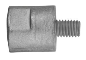 Pin anode Zn 20x20mm M8 for Yanmar 1GM, 6LY3 series