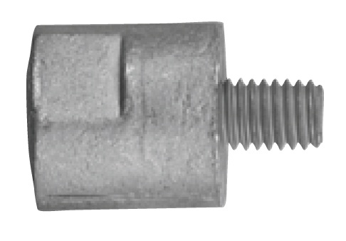 Pin anode Zn 20x20mm M8 for Yanmar 1GM, 6LY3 series 1 Pin anode Zn 20x20mm M8 for Yanmar 1GM, 6LY3 series