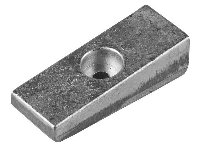 Wedge anode aluminum 77x30x22mm, bore 7mm for Honda BF 75-90PS (1997-1998) 1 Wedge anode aluminum 77x30x22mm, bore 7mm for Honda BF 75-90PS (1997-1998)