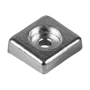 Plate anode Zn 32x28x8mm, bore 6mm for Honda BF 8-50PS
