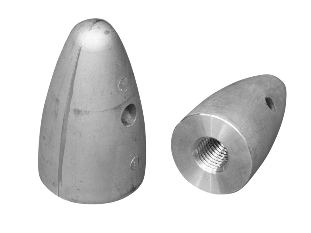 Propeller anode, Mg nut 80mm M24x2 for shaft 35-40mm 1 Propeller anode, Mg nut 80mm M24x2 for shaft 35-40mm