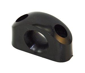 Nylon guide eye 10mm black 10pcs.