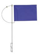 Wind indicator with side holder, cloth height 100mm, assorted colors
