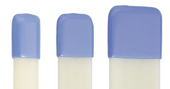 End cap for sail battens 13.5x2mm blue 10pcs. 1 End cap for sail battens 13.5x2mm blue 10pcs.