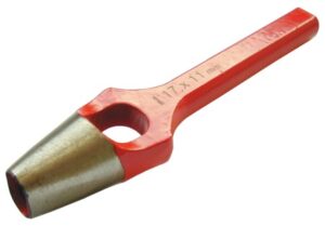 Steel hole punch for oval eyelet MF21 22.5x13mm