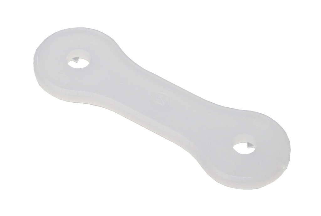 Twist lock counter plate plastic 50x16mm for MF24 100pcs. 1 Twist lock counter plate plastic 50x16mm for MF24 100pcs.