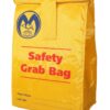 Safety Grab Bag with roll-top closure, nylon/PU, buoyant, yellow 2 ml50