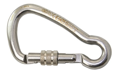 KONG asymmetric carabiner with locking nut A4 11x124mm 1 KONG asymmetric carabiner with locking nut A4 11x124mm