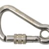 KONG asymmetric carabiner with locking nut and thimble A4 8x86mm 3 nb53810