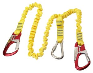 KONG Lifeline Evo with stainless steel carabiner, 2 aluminum carabiners, straps 1.75+0.75m