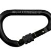 KONG HMS Classic Carabiner with Lock Nut, Aluminum, 12x116mm, Black 2 nb786nnn6an