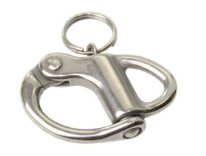 Snap shackle with eye A4 66mm