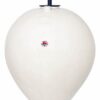 POLYFORM NO Mooring Buoy CCE-2 PVC Ø385mm, Pole: 640mm, white 3 nocce 2w