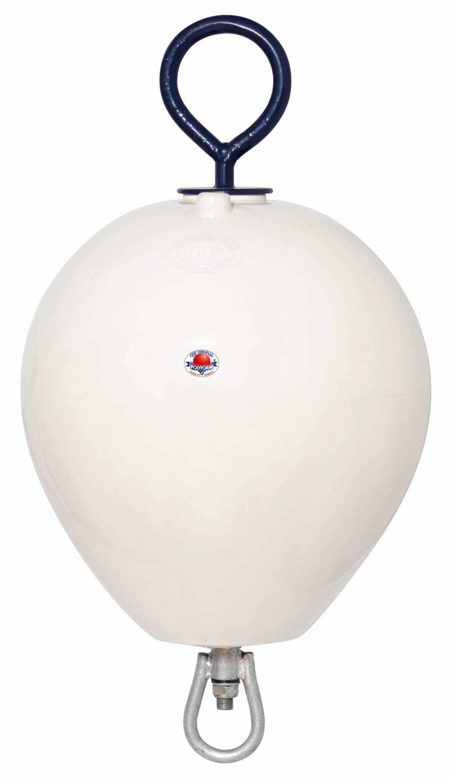 POLYFORM NO Mooring Buoy CCE-2 PVC Ø385mm, Pole: 640mm, white 1 POLYFORM NO Mooring Buoy CCE-2 PVC Ø385mm, Pole: 640mm, white